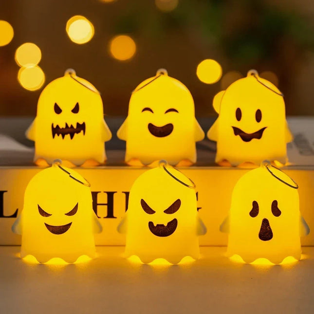 Ghost Night Light for Kids, LED Night Light with Adjustable Brightness and Hanger, Indoor Halloween Decorations_01