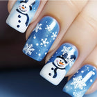 Christmas Nails, Glossy Winter Nail Art