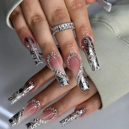Christmas Nail Art Set, Candy Cane Nails with Buffing Strips and Gel Polish – image 29