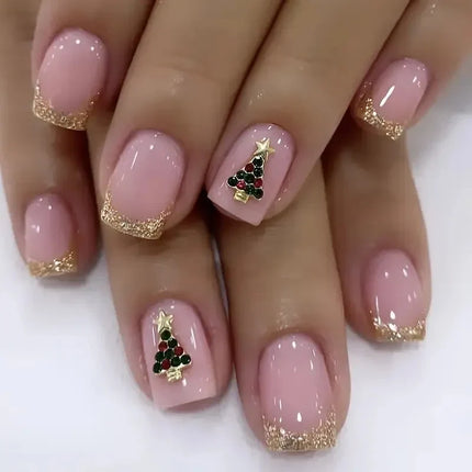 Christmas Nail Art Strips with Snowflakes and Ornaments – image 4