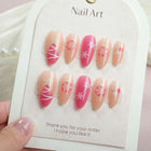 Reusable Press On Nails for Christmas, Festive Nails with Snowflakes and Ornaments, Winter Nail Art, Christmas Nail Designs