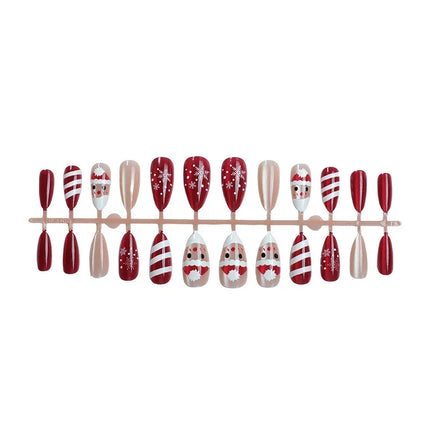Festive Nails with Santa Designs, Holiday Nail Art – image 4