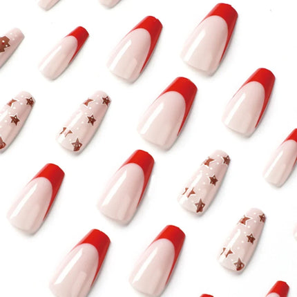 Christmas Nails, Winter Nail Art, Glitter and Stars – image 4