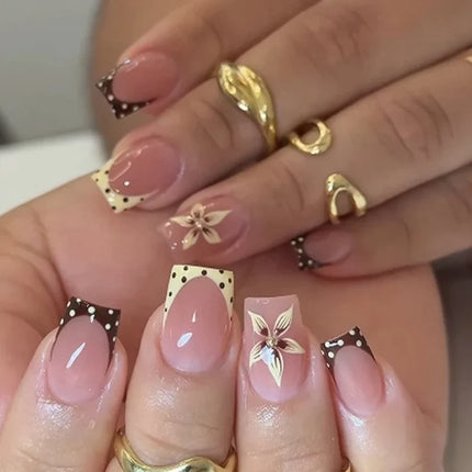 Christmas Nails, Festive Nails with Reindeer and Peppermint, Candy Cane Nail Art with Buffing Strips and Gel Polish