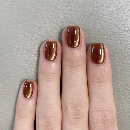 Christmas Nails, Festive Nails with Reindeer and Peppermint – image 14