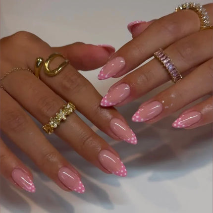 Press-On Nails Festive Designs Buffing Strips & Gel Polish_77