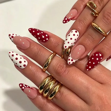 Press-On Nails Festive Designs Gel Polish & Buffing Strips_53