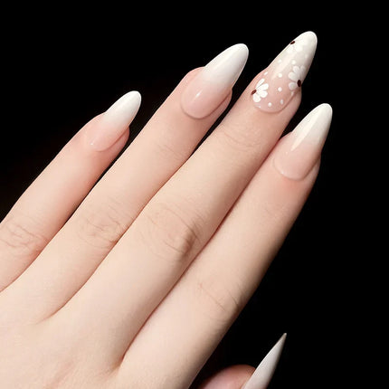 Press On Nails for Christmas, Festive Nails with Reindeer and Candy Canes – image 7