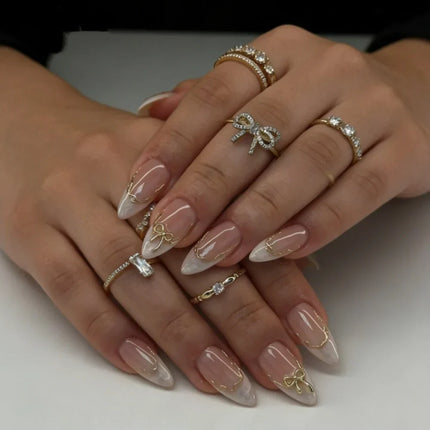 Press-On Nails Festive Designs Gel Polish & Buffing Strips_75