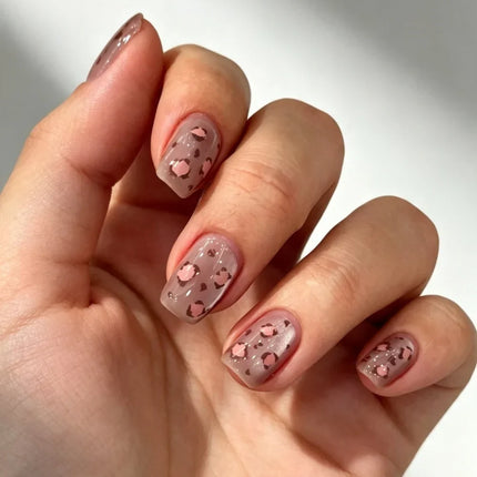Press-On Nails Festive Designs Gel Polish & Buffing Strips_81