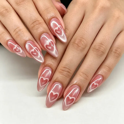 Press-On Nails Festive Designs Gel Polish & Buffing Strips_82