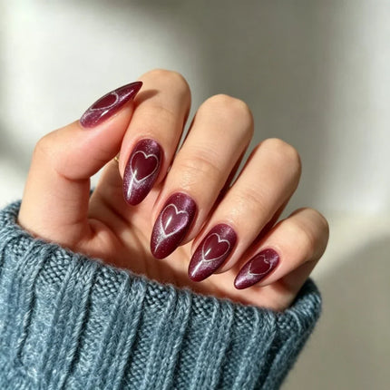 Press-On Nails Festive Designs Gel Polish & Buffing Strips_88