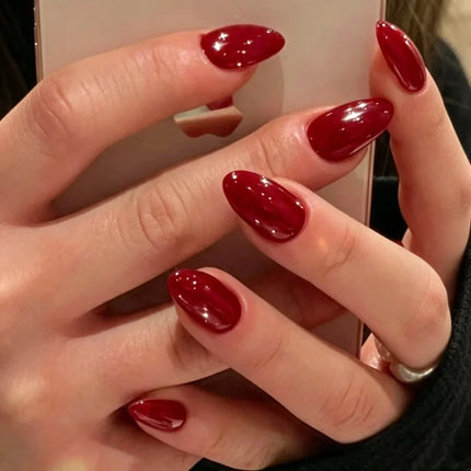 Press-On Nails Festive Designs Gel Polish & Buffing Strips_93