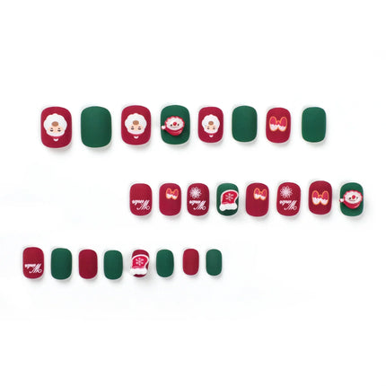 Christmas Nails, Glue On Nails