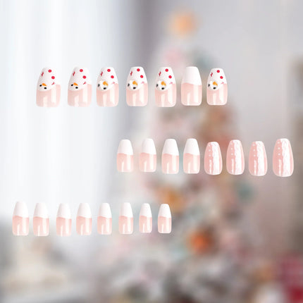 Winter Nails with Snowman Designs, Elegant Nail Art – image 4