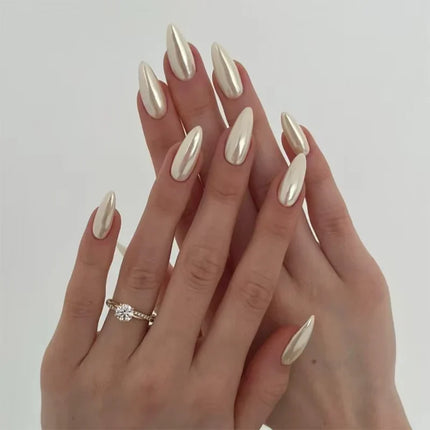 Reusable Press On Nails for Christmas, Peel and Press Winter Nail Art – image 33