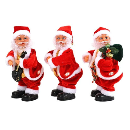 Santa Claus Christmas Doll with Fluffy Beard, Christmas Table Decoration – image 5