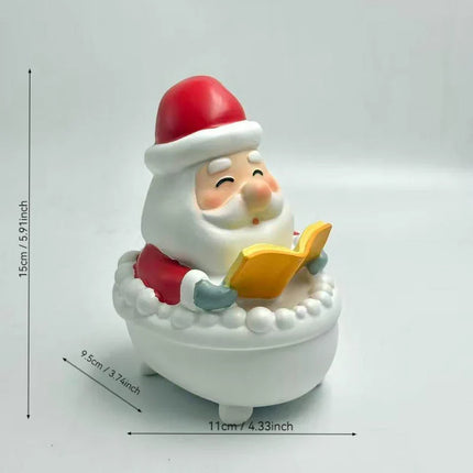 Santa Claus Figure, Indoor Christmas Decorations for Mantel Decor and Table Christmas Decor