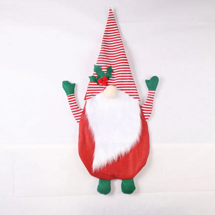 Santa Claus Figure with Lights 47 x 28 Inch, Lighted Christmas Decor, Green Santa or Red Santa Christmas Decorations