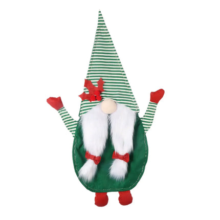 Santa Claus Figure with Lights 47 x 28 Inch, Green Santa or Red Santa Christmas Decorations – image 5
