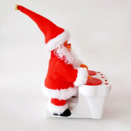 Santa Claus Figure Playing Music, Indoor Christmas Decorations for Living Room