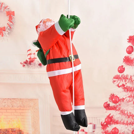 Santa Claus Figurine with Gift Sack, Weather Resistant Outdoor Christmas Decorations