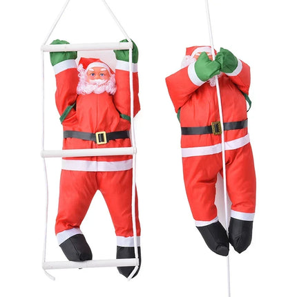 Santa Claus Figurine with Gift Sack, Weather Resistant Outdoor Christmas Decorations – image 5