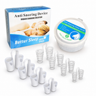 Nasal Dilator for Snoring, Anti Snoring Device with Travel Case, Soft Silicone Nose Opener, Snoring Solution