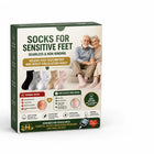 Comfortable Socks for Sensitive Feet, Seamless Socks for Circulation, Non Binding Soft Socks, 5 Pack