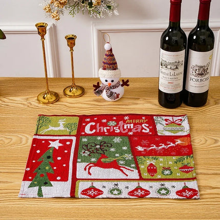 Christmas Tablecloth with Christmas Tree Print, Quick Drying Christmas Table Linen – image 11