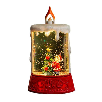 Christmas Lantern with Lights, Christmas Centerpiece for Table and Shelf – image 5