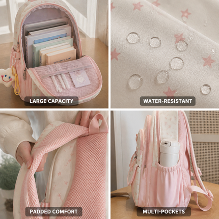School Backpacks, Large Capacity Book Bag for Students