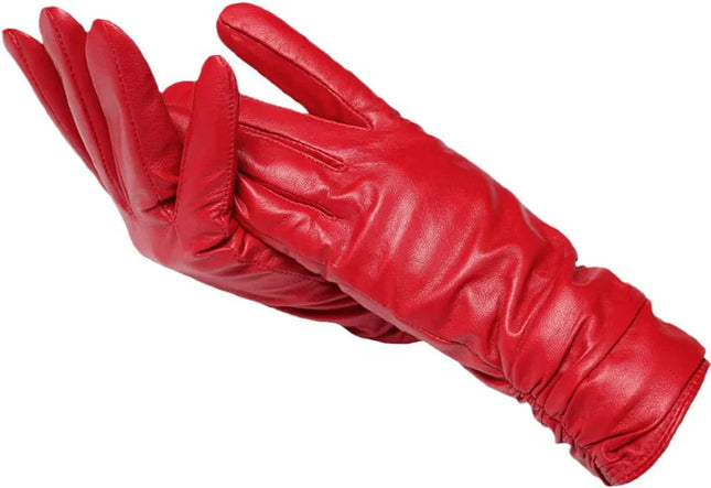 LuxLeather | Women's Leather Gloves with Soft Wool Lining | Warm Gloves for Ultimate Comfort and Style 1