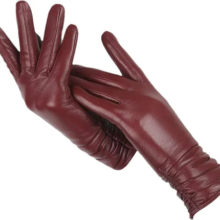 LuxLeather | Women's Leather Gloves with Soft Wool Lining | Warm Gloves for Ultimate Comfort and Style 3