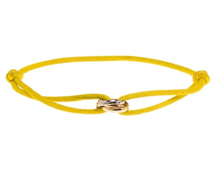 Rose Gold Charm Bracelet with Infinity Symbol, Braided String Bracelet – image 14