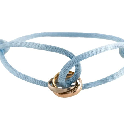 Rose Gold Charm Bracelet with Infinity Symbol, Adjustable Sliding Knot Bracelet for Layering – image 17
