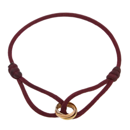 Rose Gold Charm Bracelet with Infinity Symbol, Braided String Bracelet – image 12