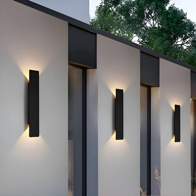 LuxeWall | Outdoor Wall Lights with Weatherproof Aluminum & LED Technology | Modern Design for Garden Ambiance 1