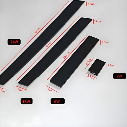 LuxeWall | Outdoor Wall Lights with Weatherproof Aluminum & LED Technology | Modern Design for Garden Ambiance 4