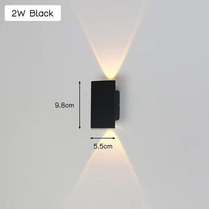 LuxeWall | Outdoor Wall Lights with Weatherproof Aluminum & LED Technology | Modern Design for Garden Ambiance 7