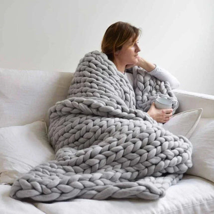 LuxeWool | Chunky Wool Yarn for Cozy Blankets & Cushions | Fluffy Texture for Easy DIY Creations 2
