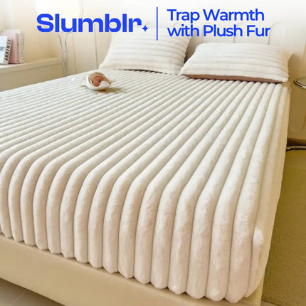 Luxurious Faux Fur Bed Sheet | Deep Pocket Design for Ultimate Comfort 1