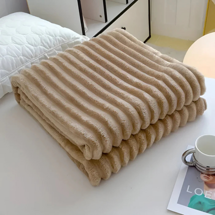 Luxurious Fleece Blanket | Soft Plush Fabric with Thermal Comfort | Elegant Throw for Cozy Nights 3