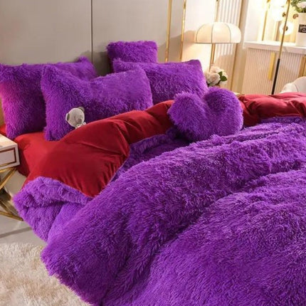 Luxurious Plush Duvet Cover Set with Zipper Closure & Corner Straps | Ultimate Comfort for All Seasons 15