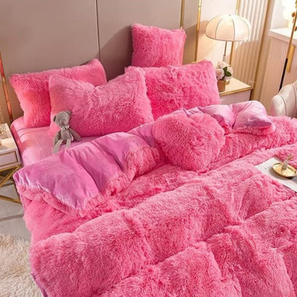 Luxurious Plush Duvet Cover Set with Zipper Closure & Corner Straps | Ultimate Comfort for All Seasons 16