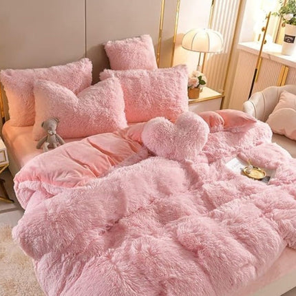 Luxurious Plush Duvet Cover Set with Zipper Closure & Corner Straps | Ultimate Comfort for All Seasons 4