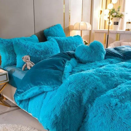 Luxurious Plush Duvet Cover Set with Zipper Closure & Corner Straps | Ultimate Comfort for All Seasons 8