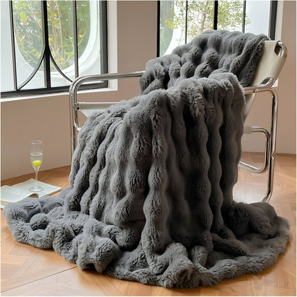 Luxurious Portable Blanket | Soft Travel Blanket with Elegant Design | Cozy Comfort for Home & On-the-Go 5