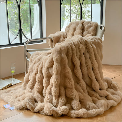 Luxurious Portable Blanket | Soft Travel Blanket with Elegant Design | Cozy Comfort for Home & On-the-Go 8