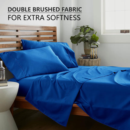 Luxurious Queen Bedding Set | Cooling Polyester Fabric for Ultimate Comfort | 4-Piece Collection for Relaxed Sleep 2